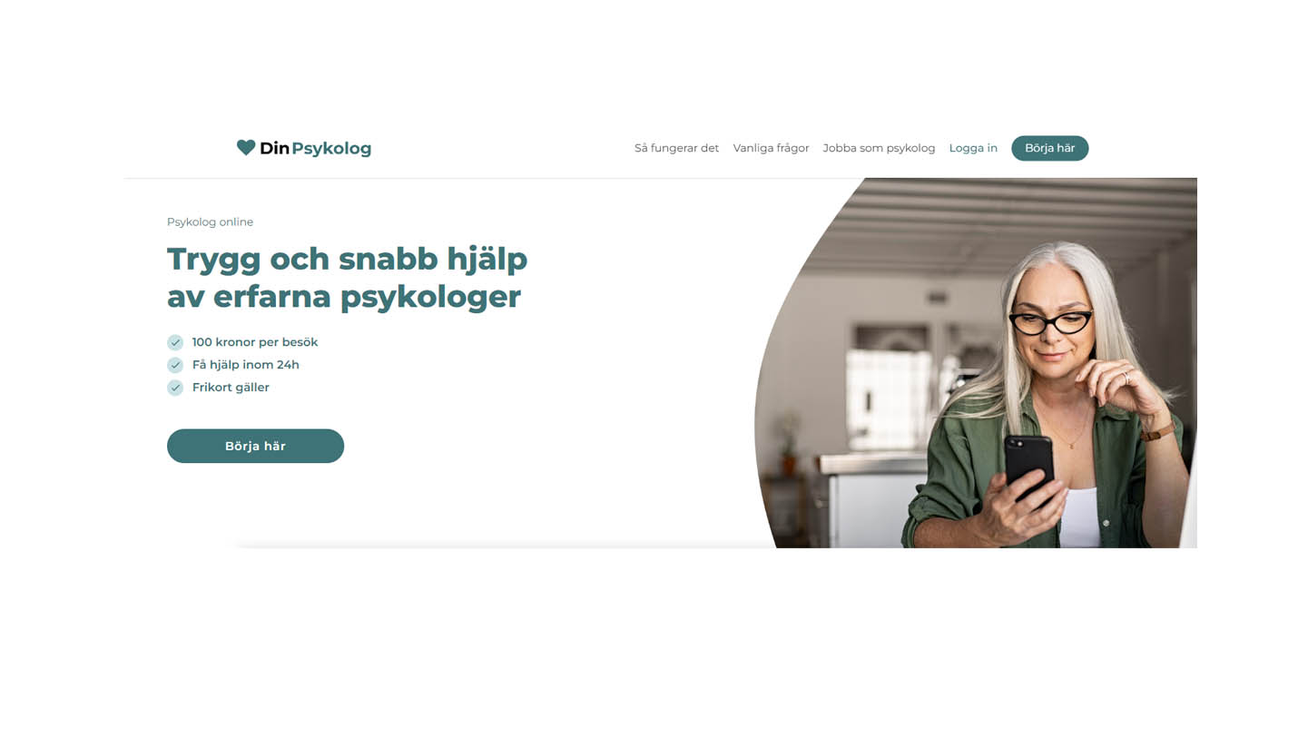 Skärmbild Din psykolog